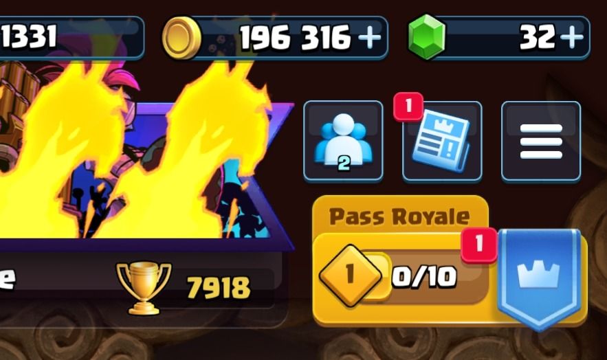 Conta clash Royale antiga, melhores cartas do game, MK Lv 13 + clash of clans