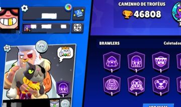 CONTA DE BRAWL STARS COM 46K DE TROFÉUS!!