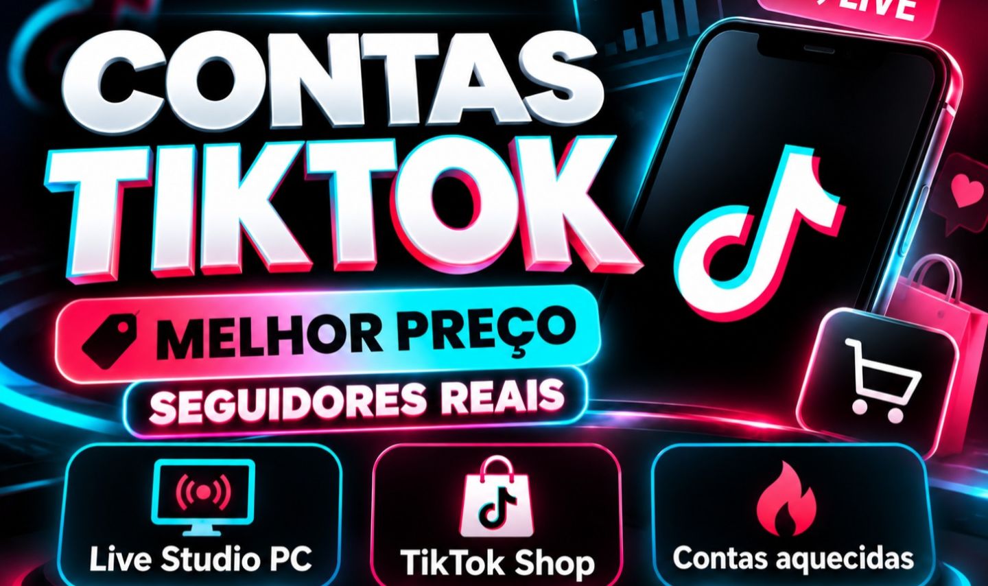 Conta TikTok Aquecida | Live Studio e TikTok Shop c/ Entrega Rápida!