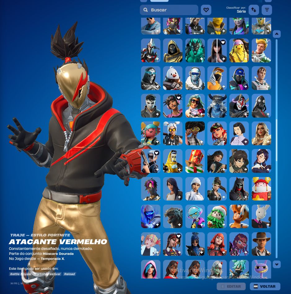 CONTA FORTNITE EXCLUSIVA | ITENS EXTREMAMENTE RAROS + STARTER PACKS ANTIGOS