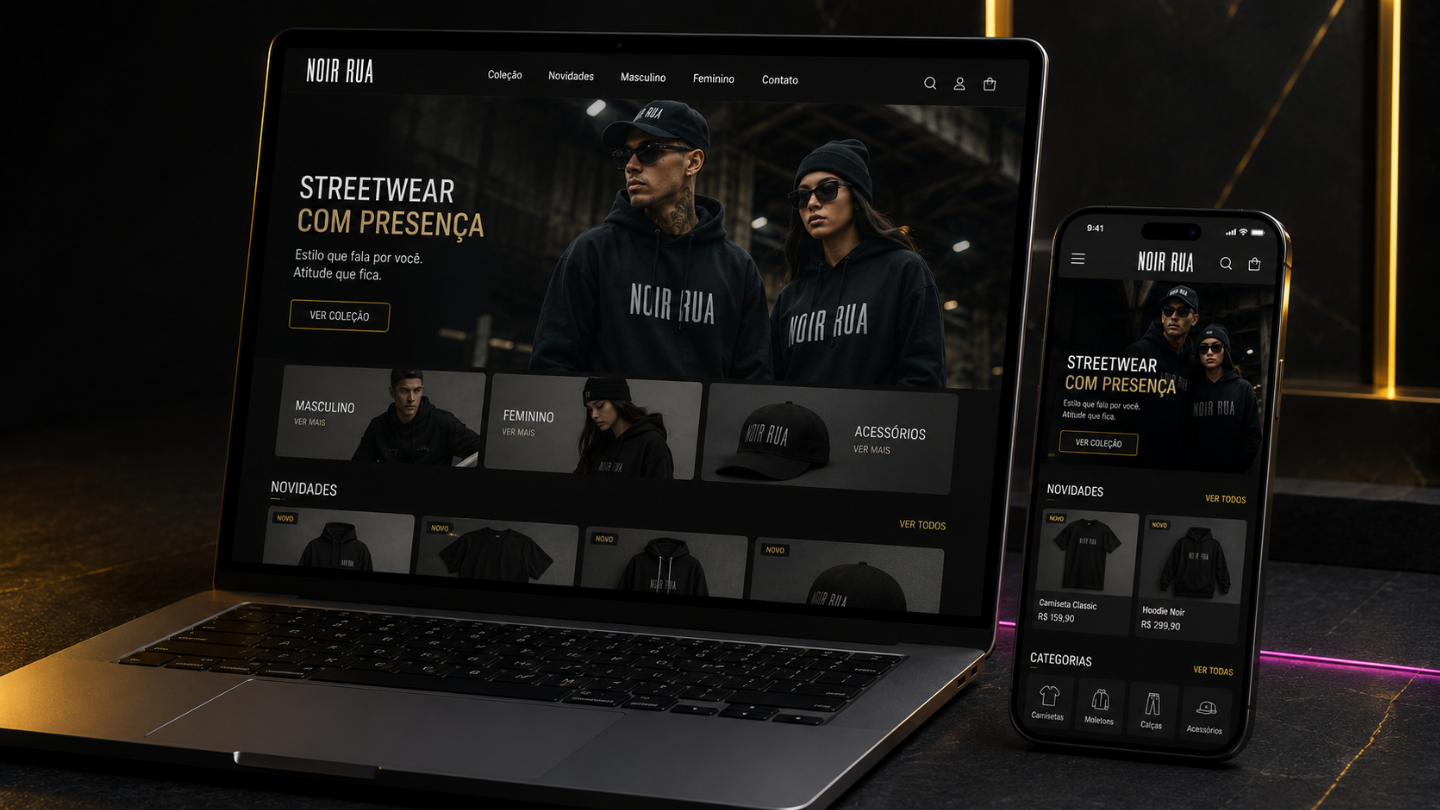 Criação de Mini Site Premium | Página Web Profissional