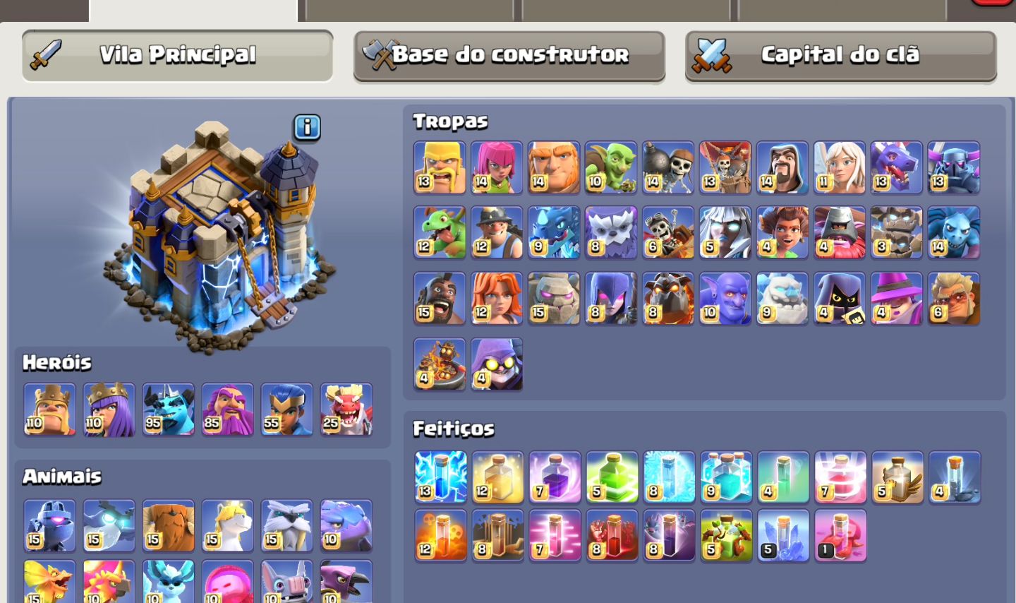 Conta th18 full equipamentos full
