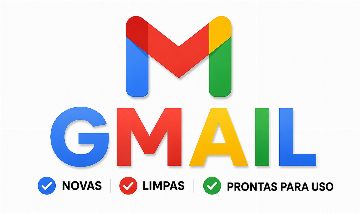 (CONTAS GMAIL) NOVAS DE QUALIDADE - IP BRASIL - ENTREGA AUTOMATICA