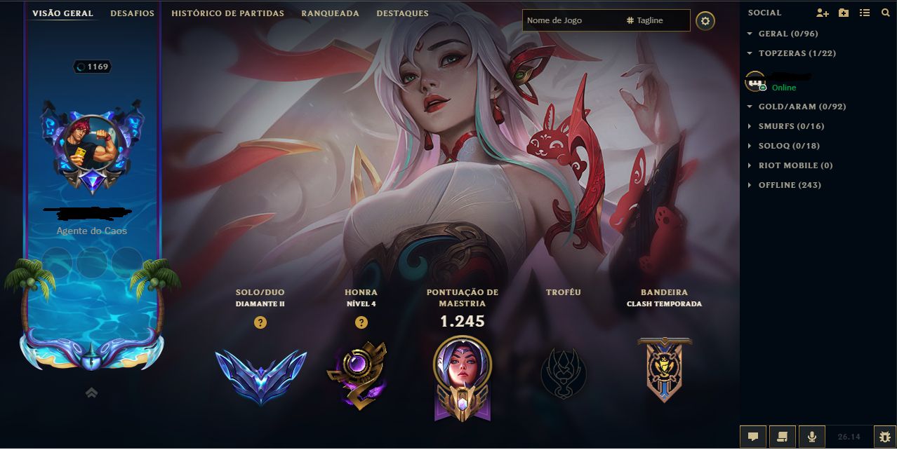 CONTA LOL BR 1.219 SKINS MESTRE CONTA de 2011 E-MAIL ORIGINAL