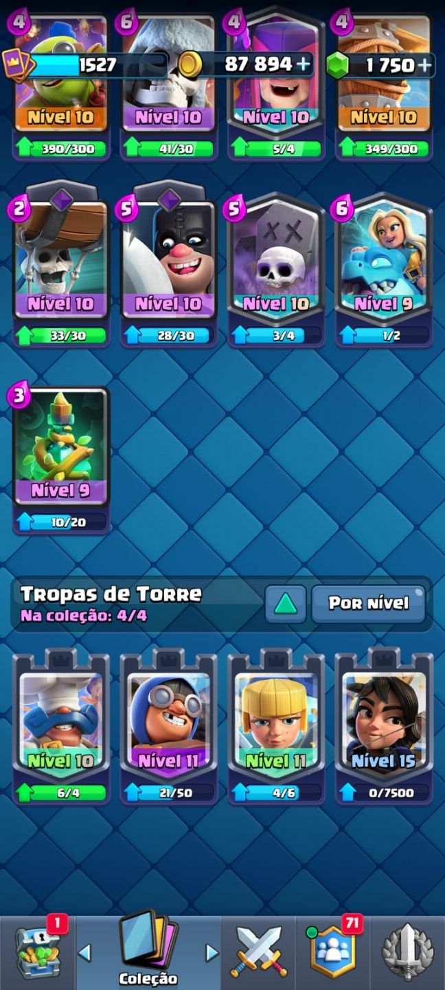 Conta Clash Royale à venda nível avançado! mande sua proposta