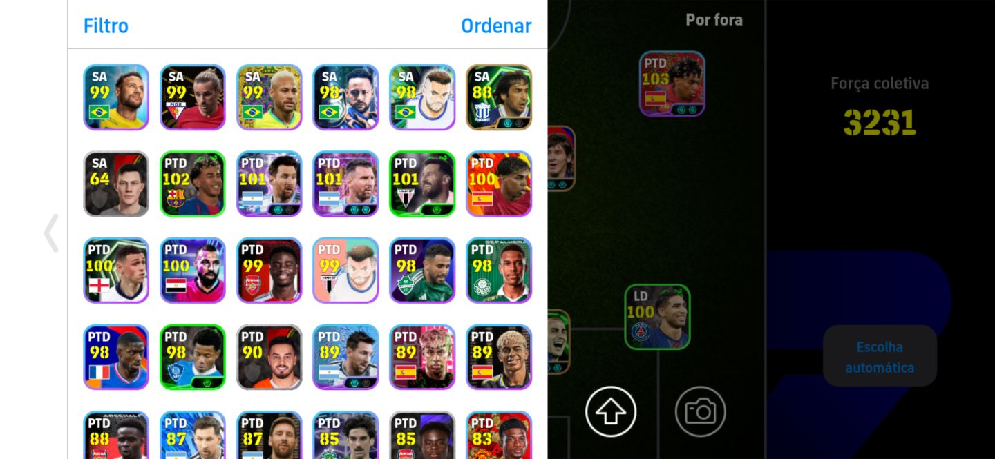 CONTA EFOOTBALL RARA