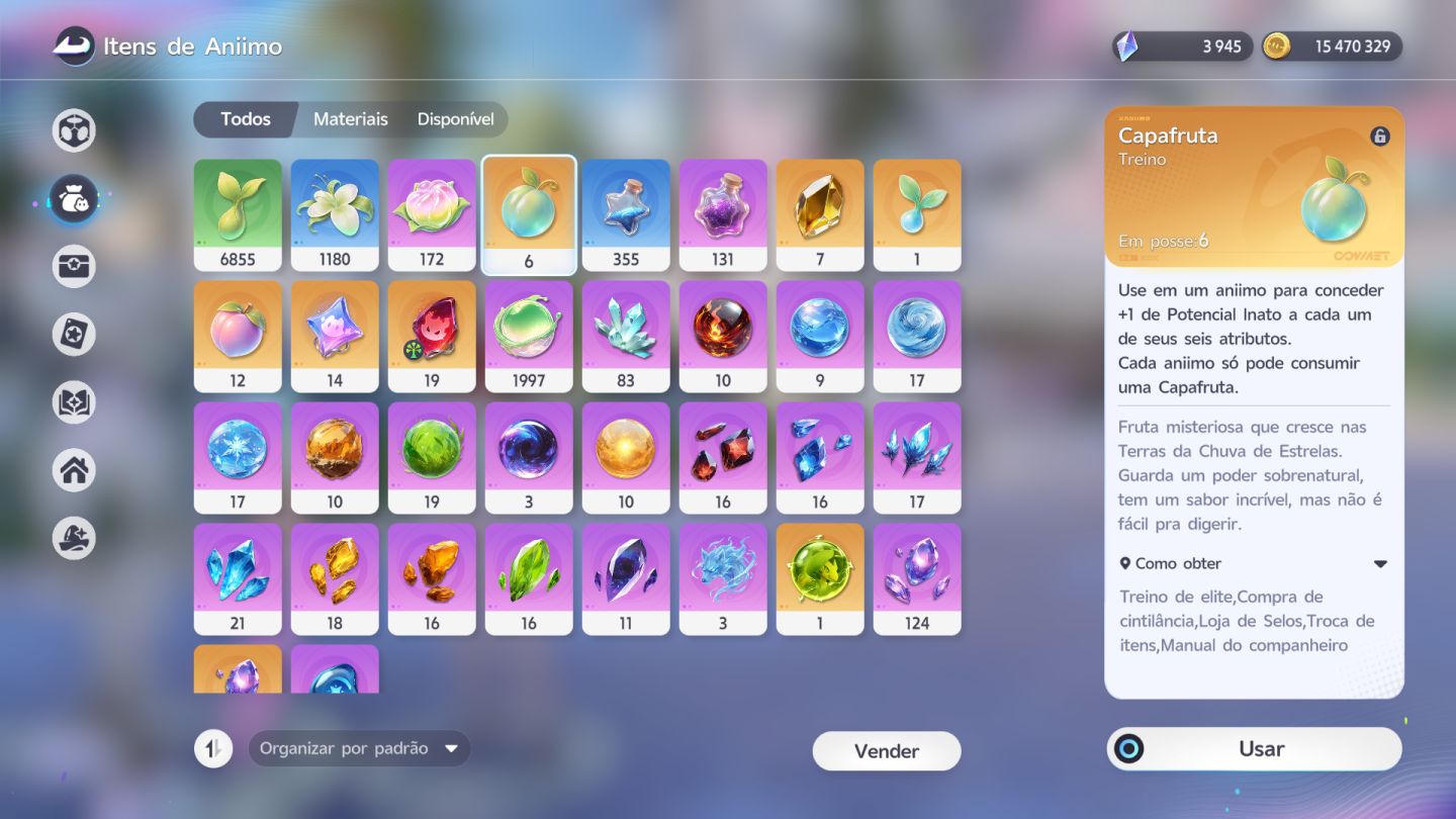 Conta ANIIMO LVL 56 - 8 Prismanas Cintilantes Perfeitos + Crital Prismana