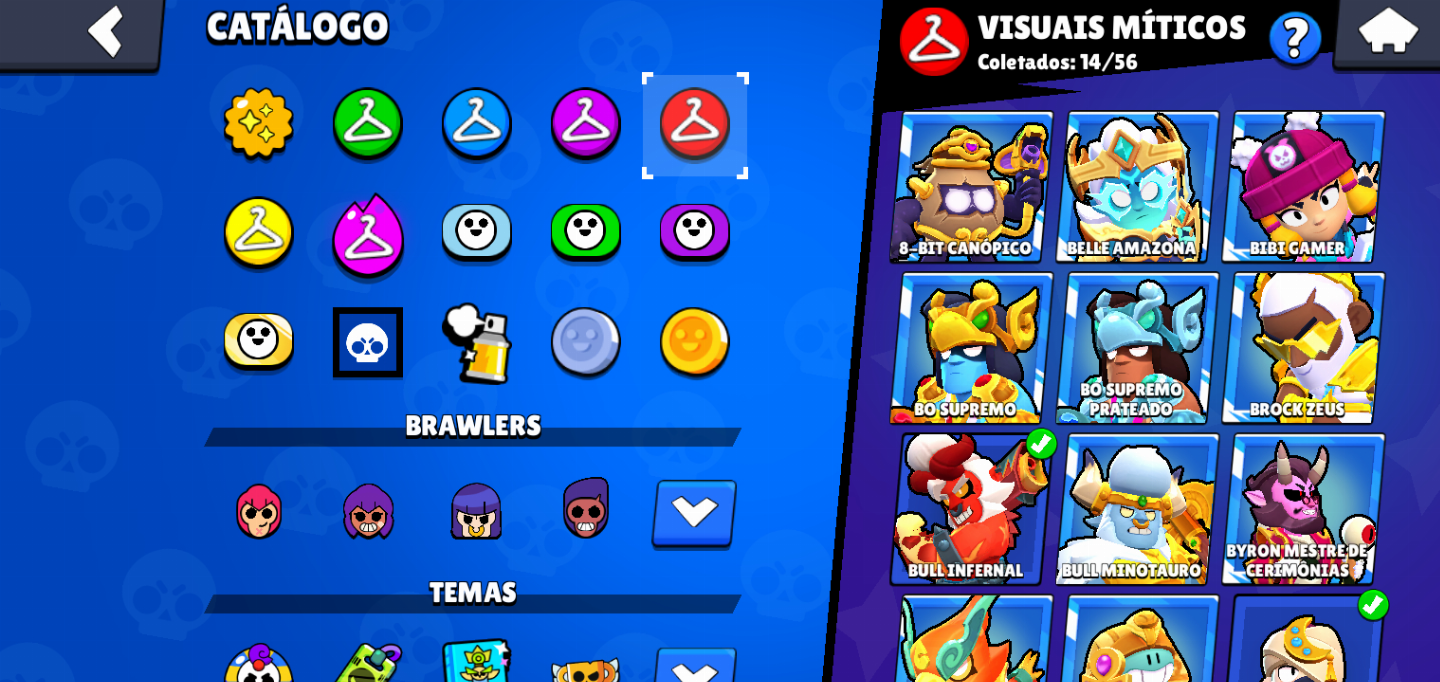 CONTA BRAWL STARS 106/106 COM 62K E MAIS DE 310 SKINS | NEGOCIO VALOR