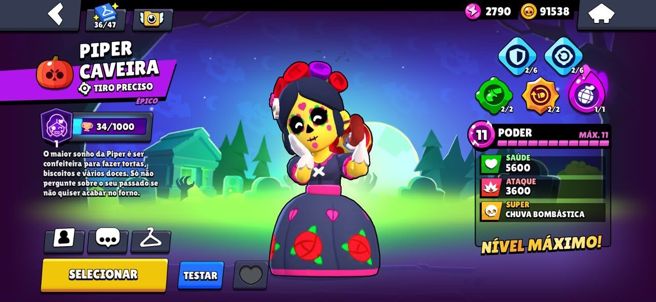 Vende-se Conta do brawl stars com shelly estelar