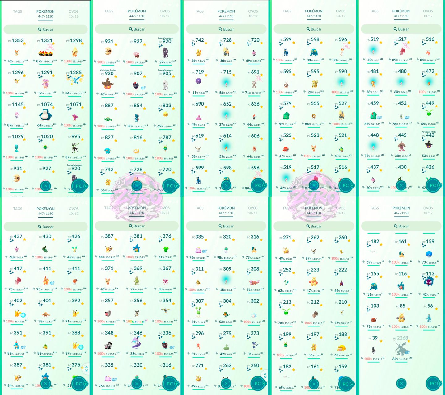 CONTA POKÉMON GO LVL 71 | 238 LENDÁRIOS | 101 SHINYS | 30 FUNDOS | 50 HUNDOS | 7