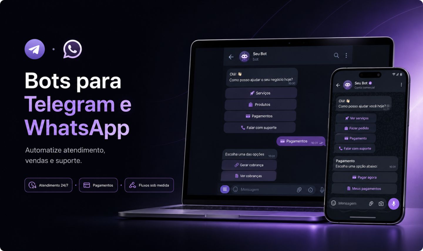 CRIO SITES, APPS, SISTEMAS E IA | PREÇO BAIXO | ENTREGA RÁPIDA