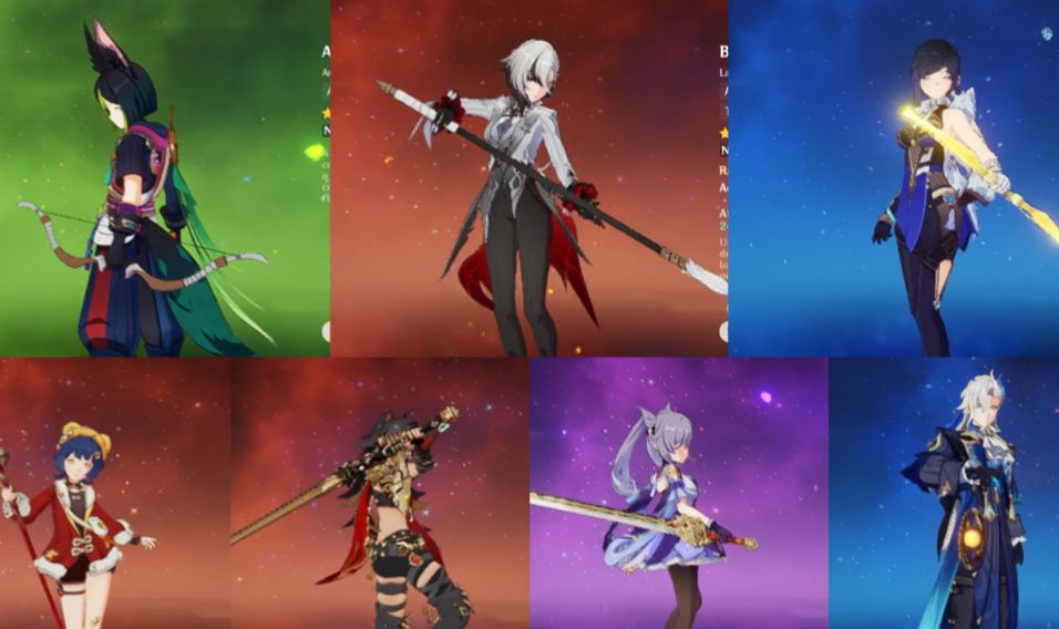 ASIA-NEUVILETTE+ARLECCHINO+YELAN+3T5+XAING SKIN+2 ARMA T5+3.4K GEMAS+36 GIROS