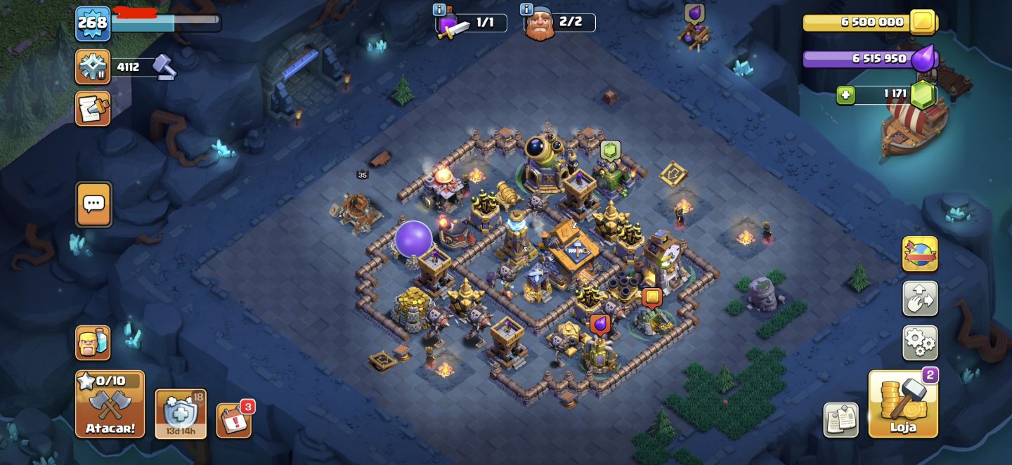 Conta th18 full equipamentos full