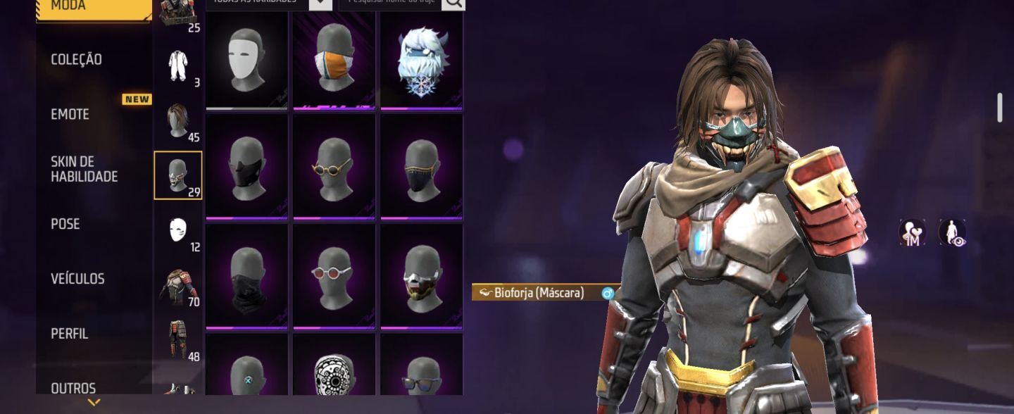 CONTA FREE FIRE INICIANTE