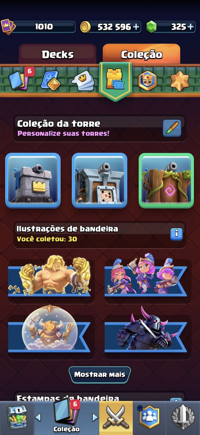 Conta de Clash royale no preçinho pra sair logo 5000+ troféus