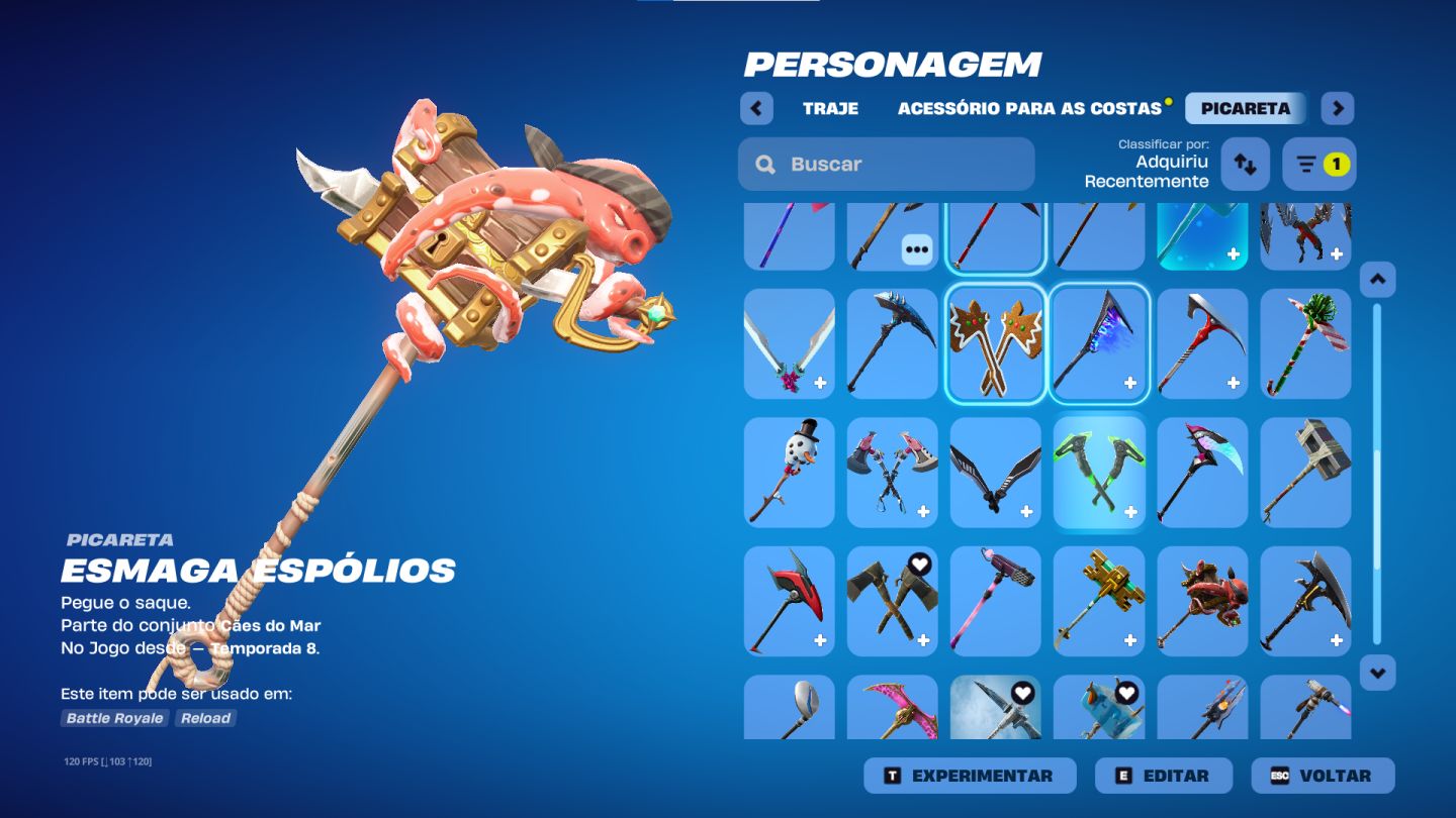 Conta FORTNITE com o TRAVIS SCOTT com os 2 Emotes Dele!