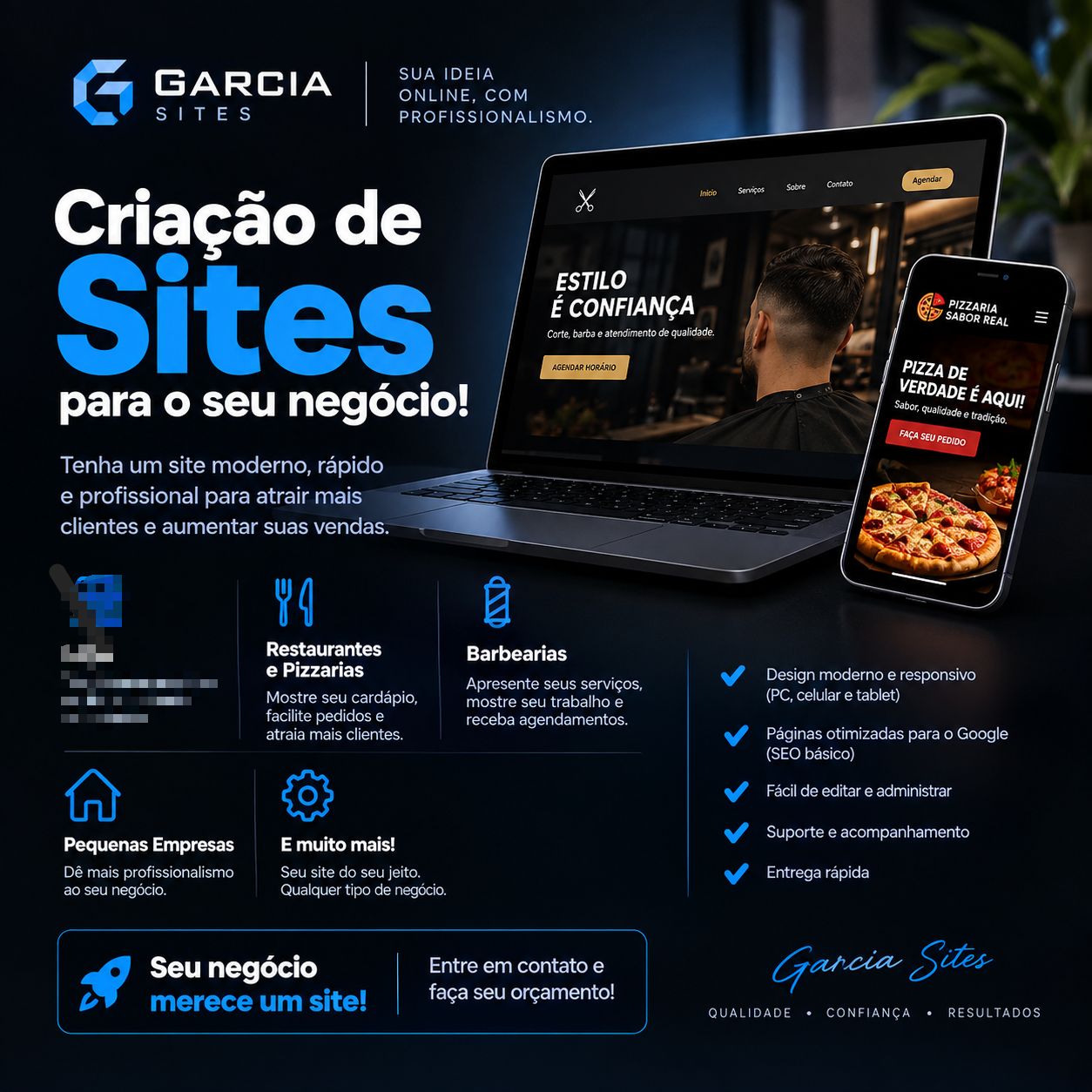 Criação de Sites Profissionais | Sites para Empresas, Lojas e Negócios