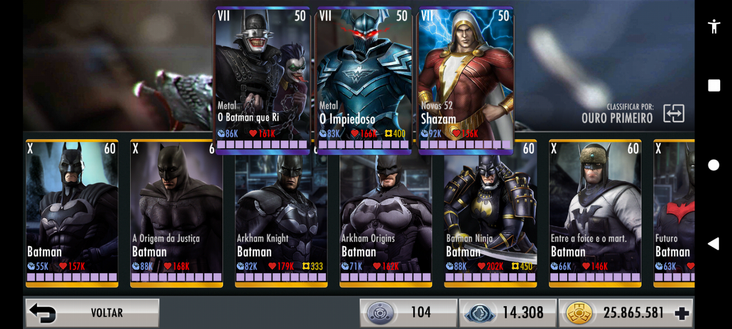 Conta Injustice gods vip - Full acesso ( MEGA PROMOÇÃO ) :-$
