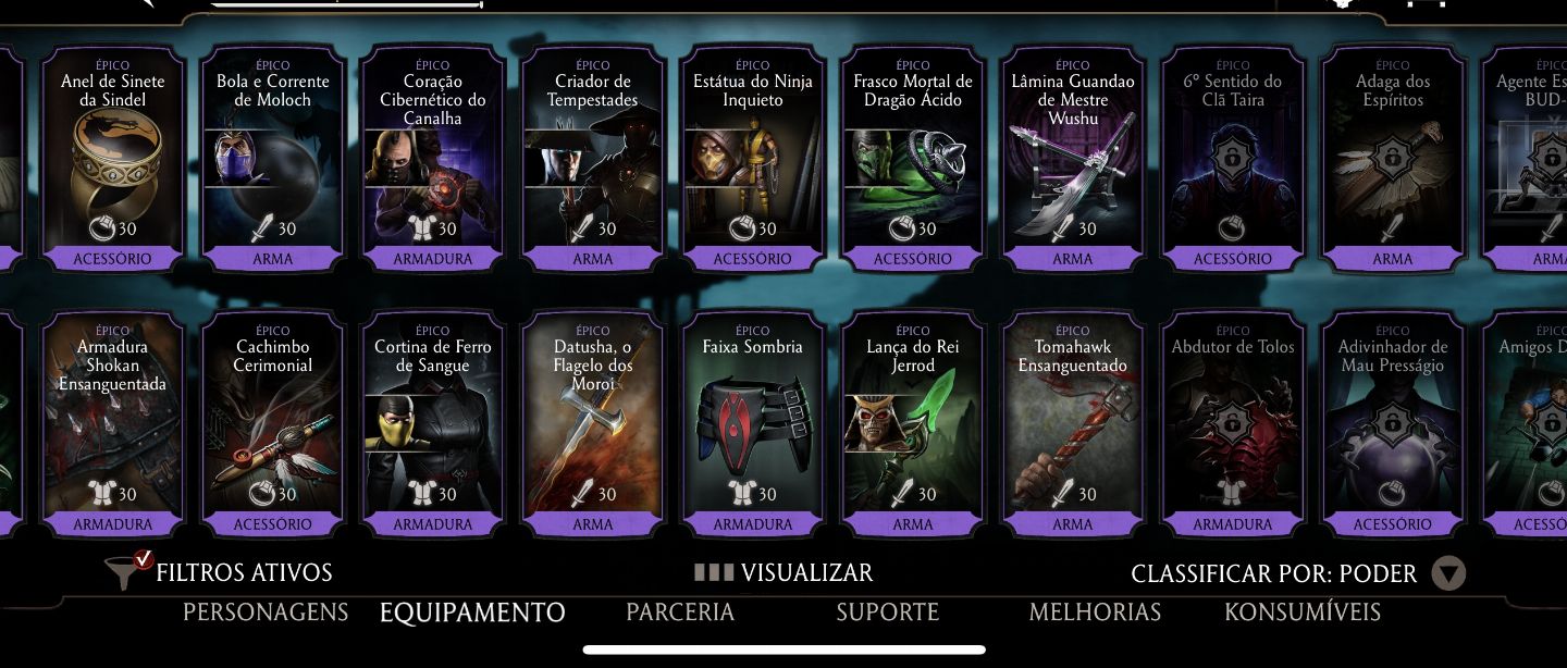 Mortal Kombat Mobile Conta Pro (IOS)