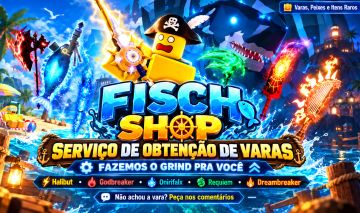 FISCH SHOP | Varas, Serviços e Itens | Peça outras varas nos comentários
