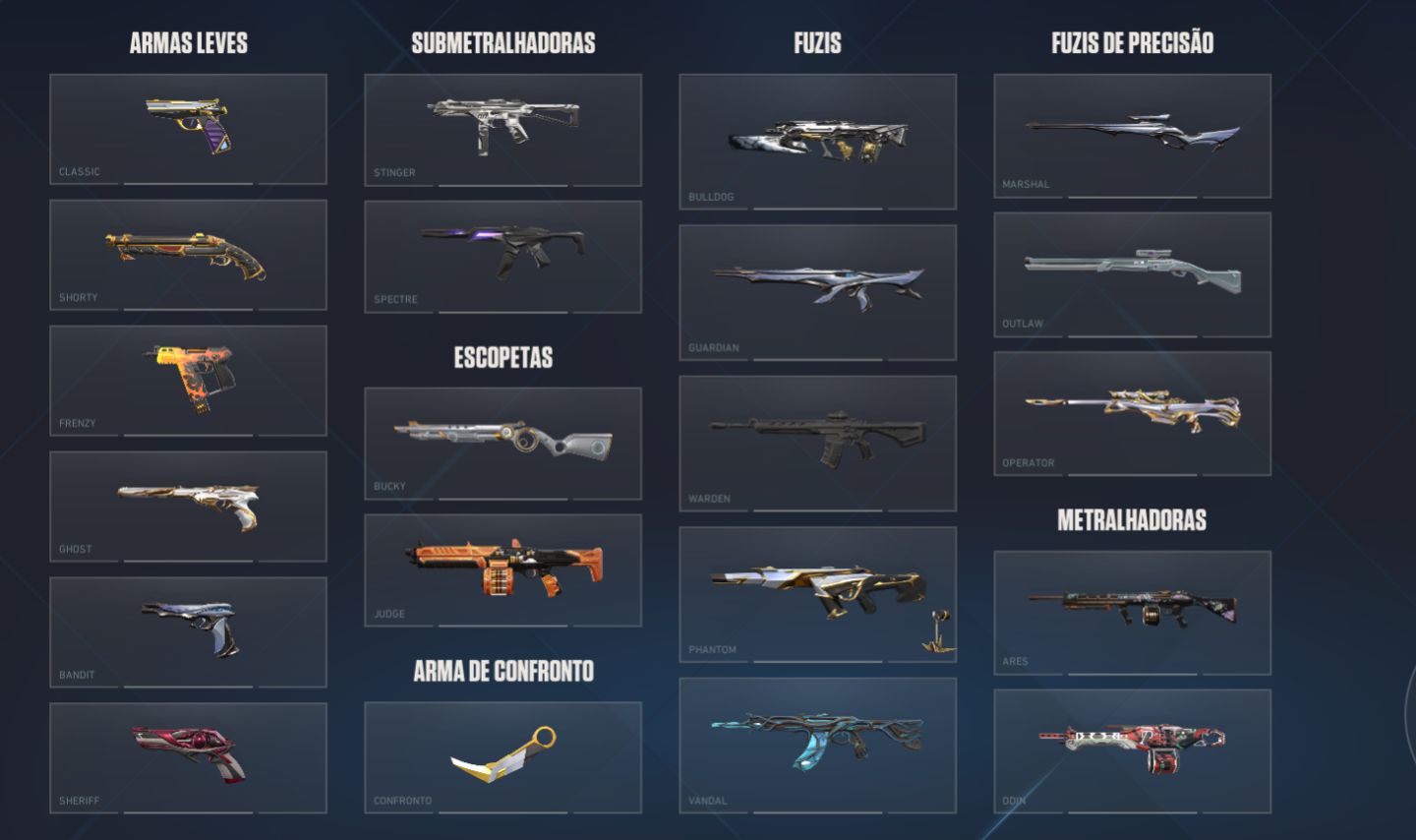 CONTA VALORANT - 46 SKINS + DIVERSAS SKINS NO LEAGUE OF LEGENDS