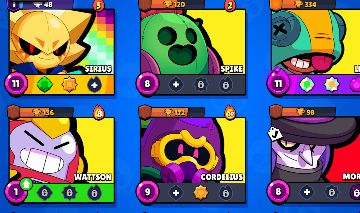 CONTA DE BRAWL STARS COLT ANJO, VARIAS SKINS RARAS 4 LENDÁRIOS E UM ULTRA
