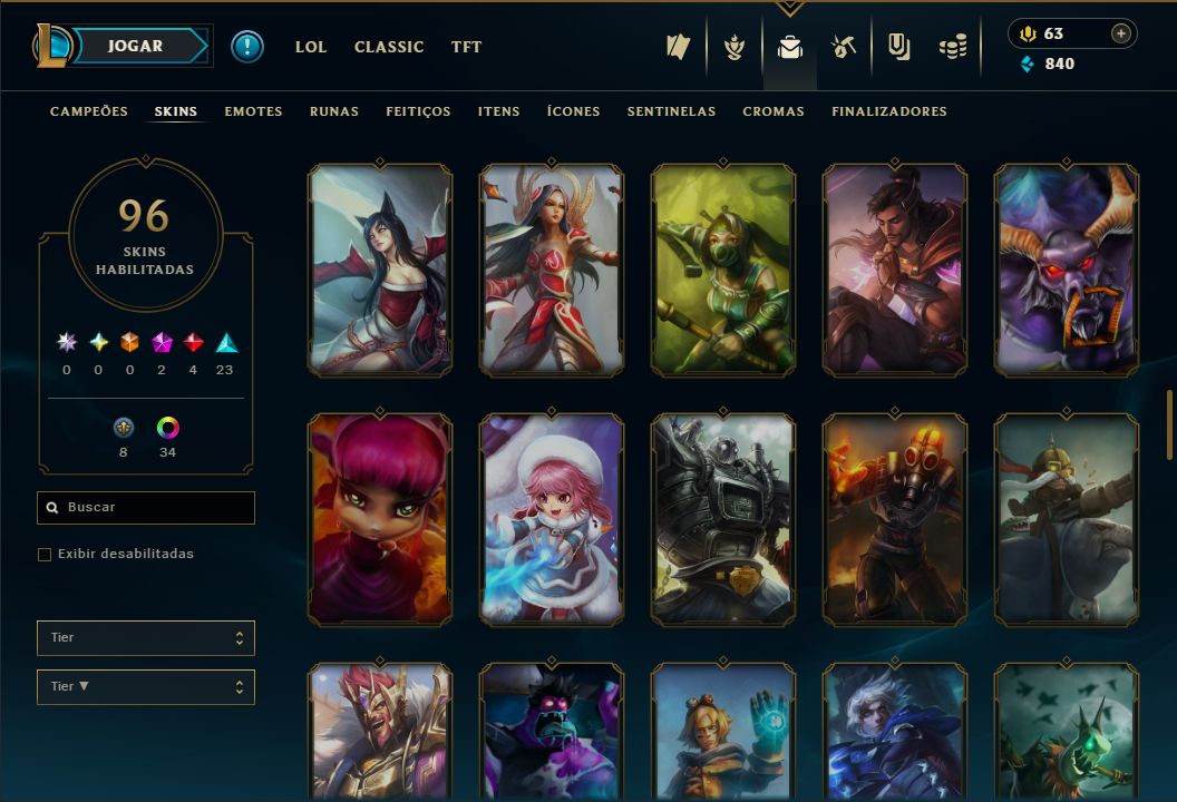 LENDÁRIA LEE SIN PUNHOS DIVINOS + [100 SKINS HABILITADAS] + PLATINA 1 SOLO/FLEX