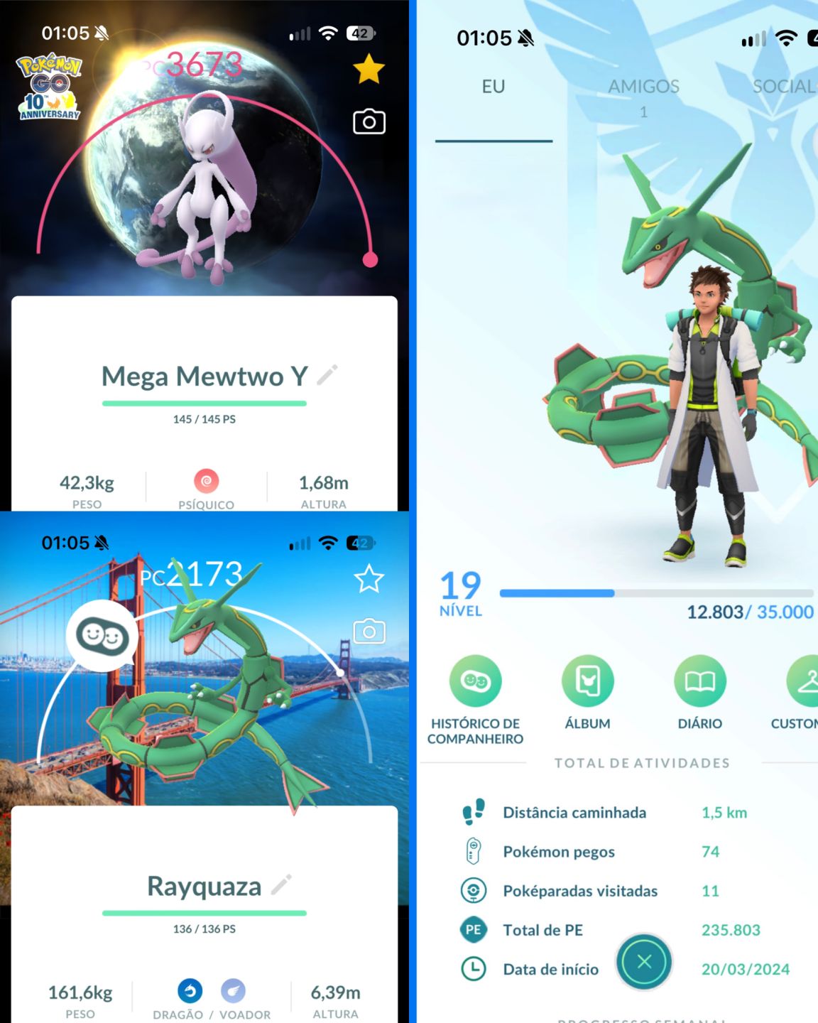 CONTA LVL 19 / 2024 (RAYQUAZA CALIFORNIA)