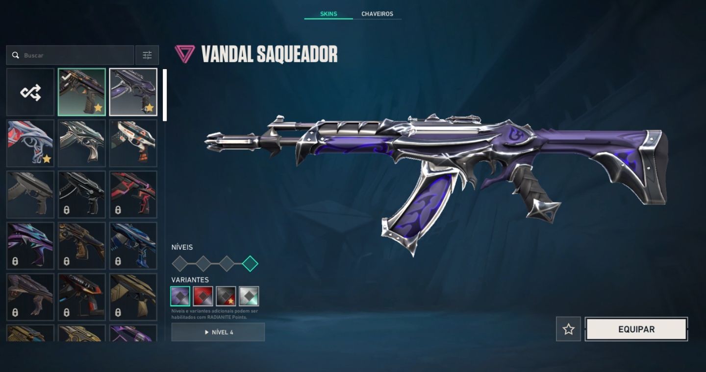 [CONTA VALORANT COM MUITAS SKINS, COMBO VANDAL PRELUDIO + XENOHUNTER NIVEL 246]