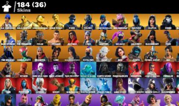 CONTA TRYHARD E OG|184 SKINS|PASSES RARO,PASSE MARVEL,EMOJIS RAROS|E MT +