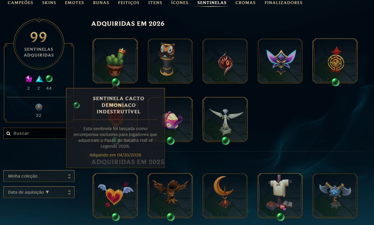 Conta Nível 1308 - 2.2M de pontos com Zaahen (top 01) 1.8M com Jinx