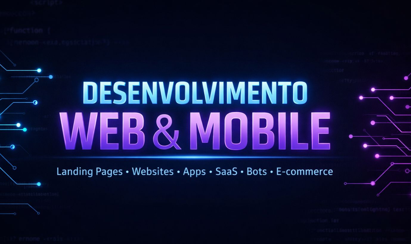 Sites, Landing Pages e SaaS Full Stack Dev