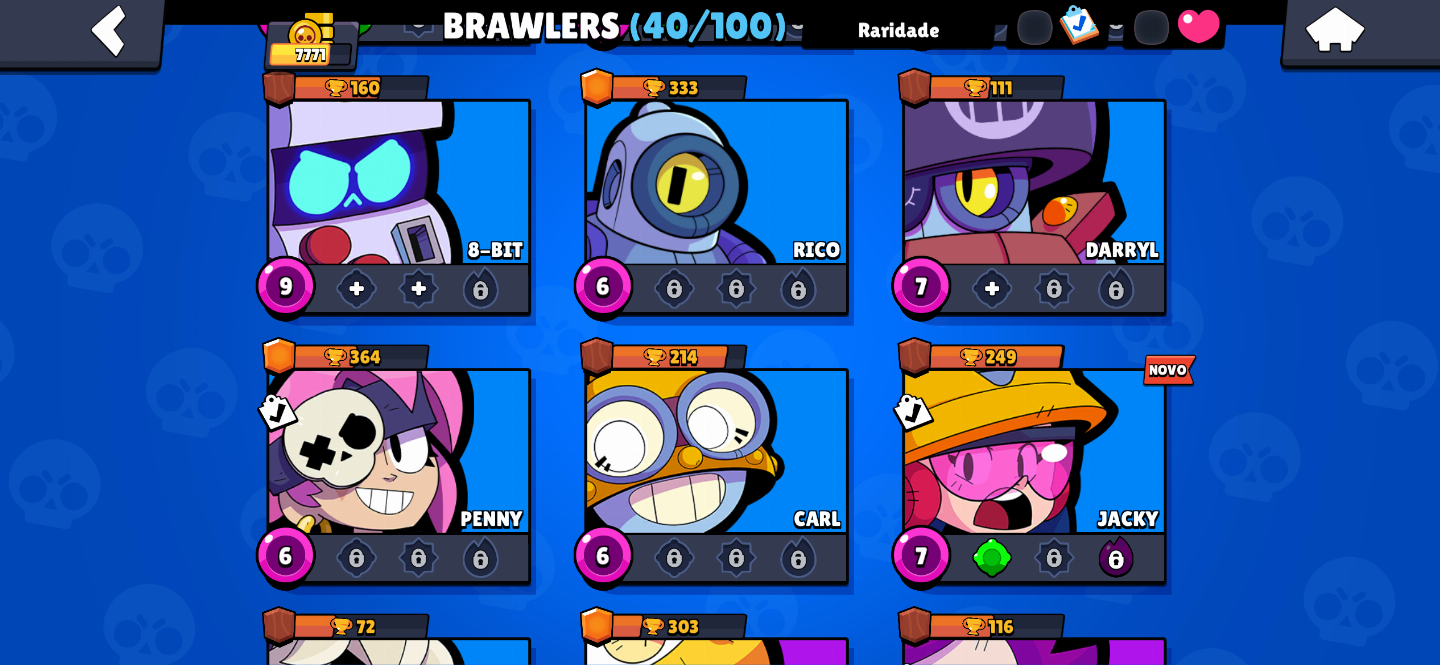 CONTA DE BRAWL PARA RAPIDINHO