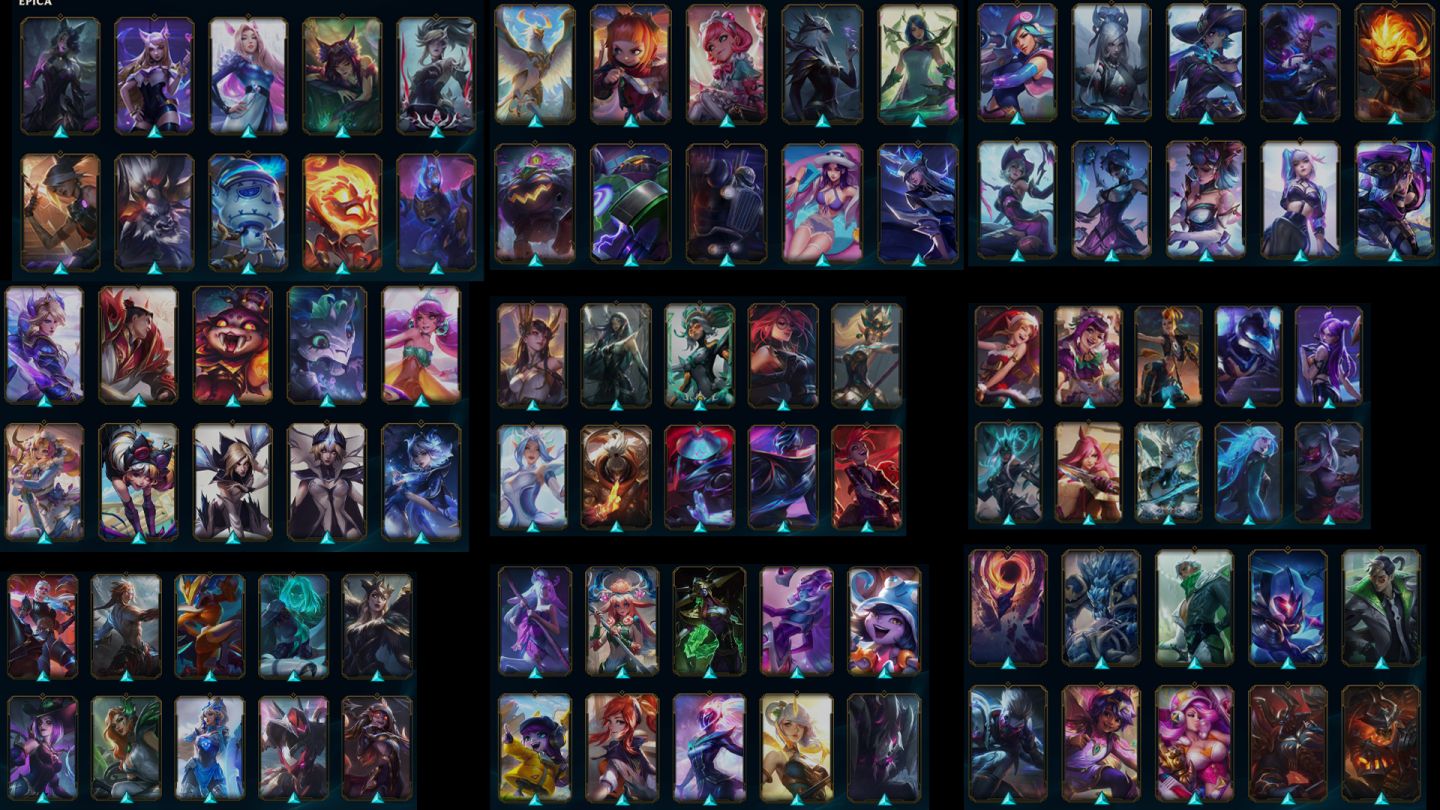 FULLACESSO - CONTA DE 2020 - 297 SKINS - LEVEL 396 - TODOSCAMPEÕES - 142 CROMAS