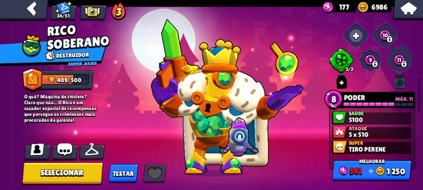 CONTA DE BRAWL STARS A CONTA ESTÁ COM 10% DE DESCONTO!!