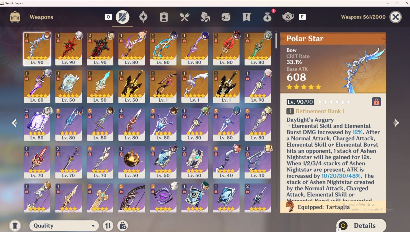 Conta de Genshin + Star Rail