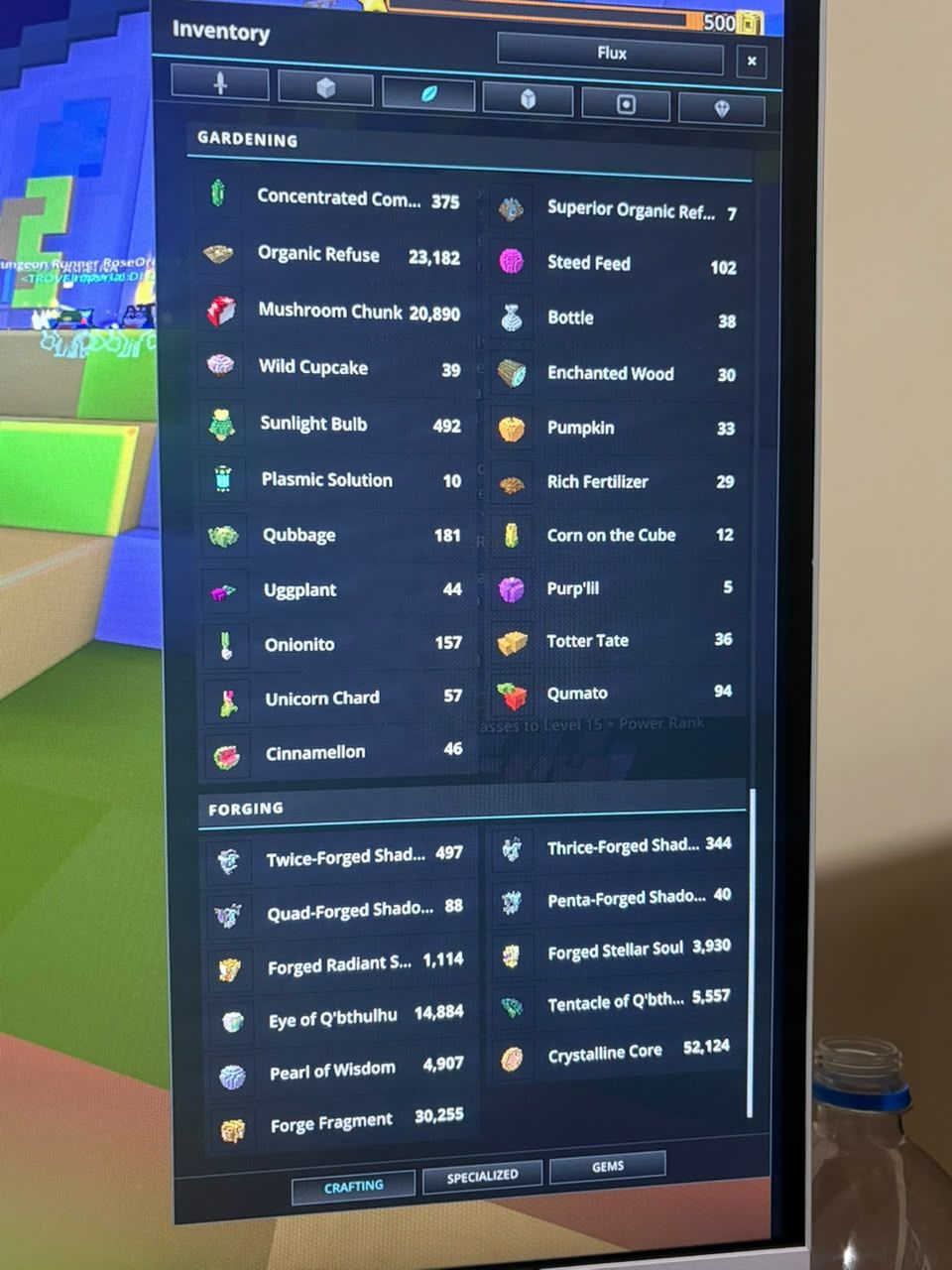 Conta de trove SH 52k Power Rank ENDGAME, conta boa p/ farm 800MFlux tem ganda