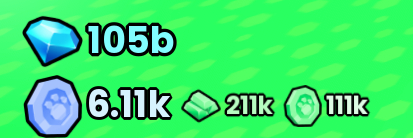 PROMOÇAO 1B DE DIAMANTES - R$9.50 / 500M / GARGANTUAN / PET SIMULADOR 99 / PS99