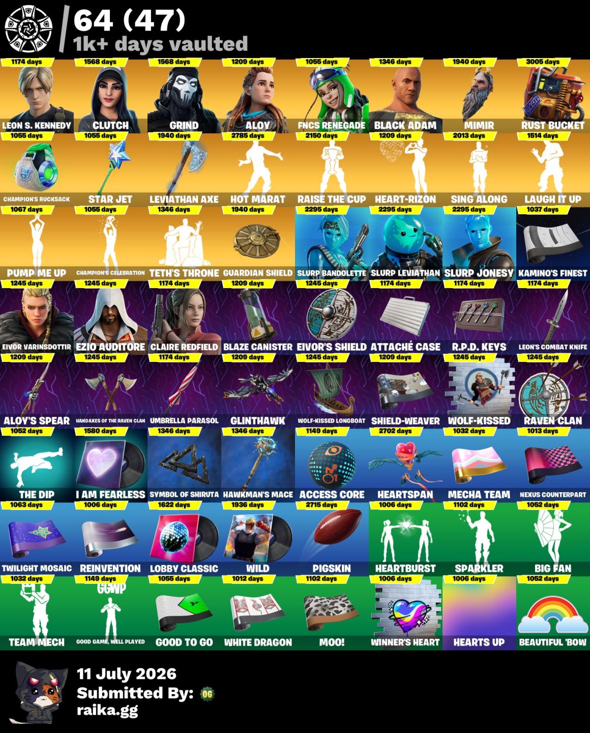 Conta Fortnite com 1.350 SKINS !