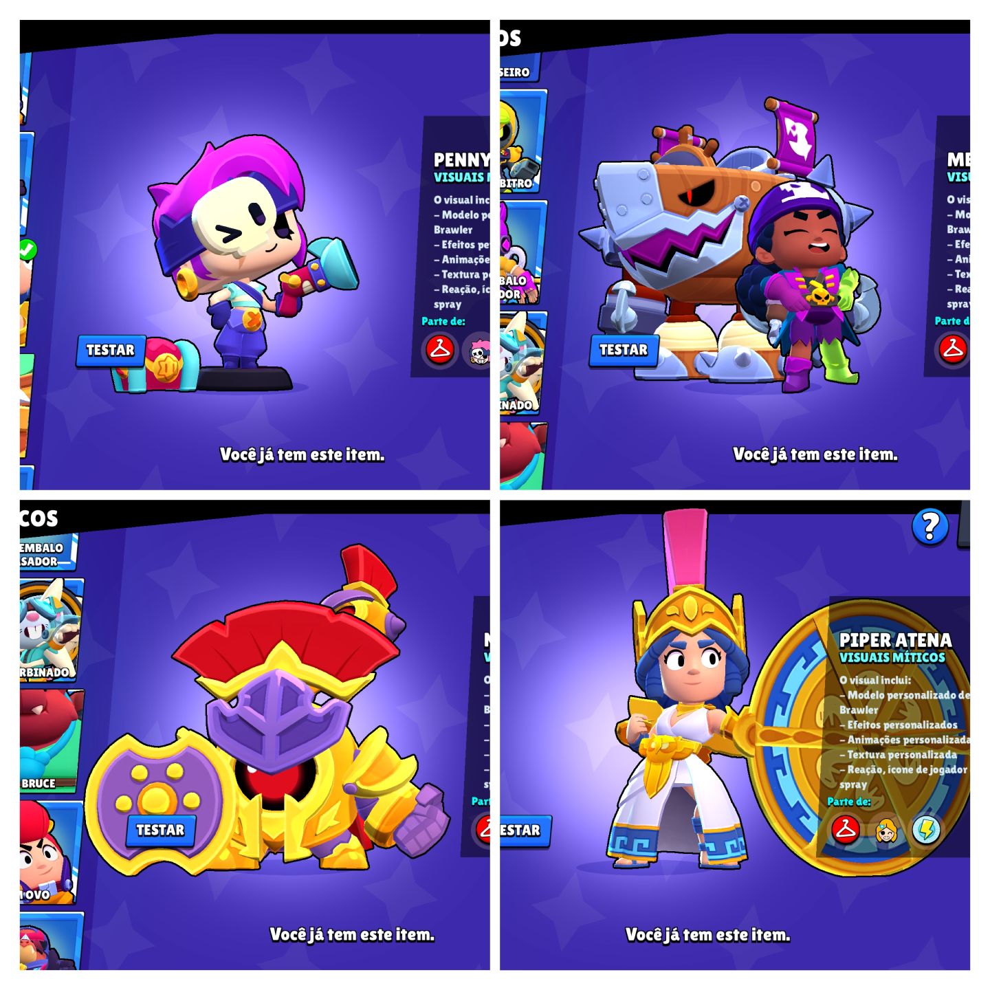 CONTA BRAW 113K | 473 SKINS - 91 PERSONAGENS NO PODER 11 E FAMA METEORICA TRES