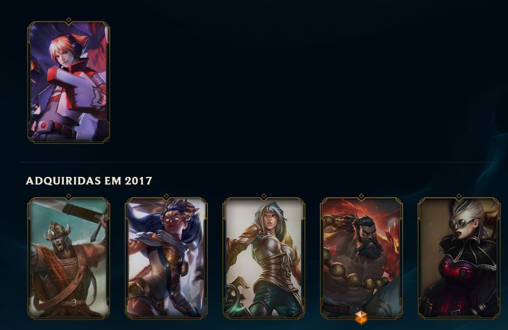 Conta LoL Diamante 3 - 01 PDL - 101 SKINS