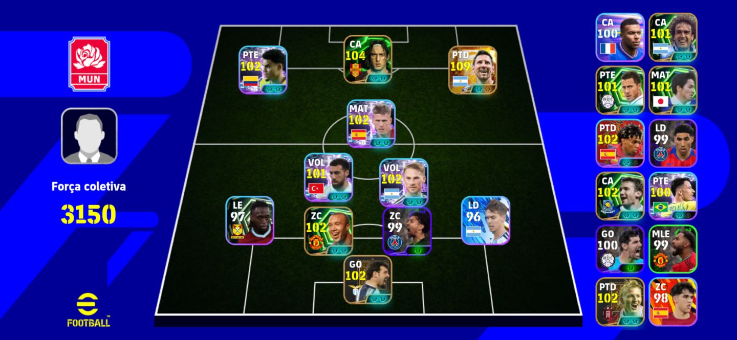Conta Efootball messi 111