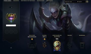 Conta lol handlevel não raqueado