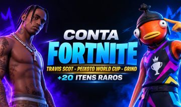 CONTA COM TRAVIS SCOTT, PEIXOTO WC E MUITAS SKINS TRYHARD