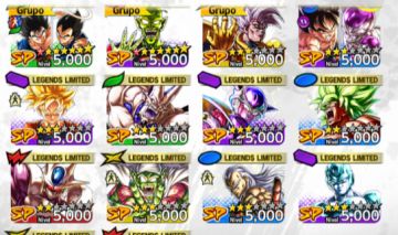 DB LEGENDS, 2 LEGENDS VARIOS LFS LVL 155 (ANDROID/IOS)