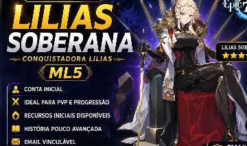 Epic Seven Reroll | Lilias Soberana (ML5) | Conta Inicial