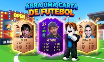 ABRA UMA CARTA DE FUTEBOL