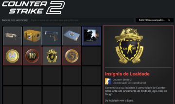 CONTA ANTIGA CS2 PRIME COM 4 MEDALHA + PREMIER DISPONÍVEL + BRINDE - 100% SEGURO