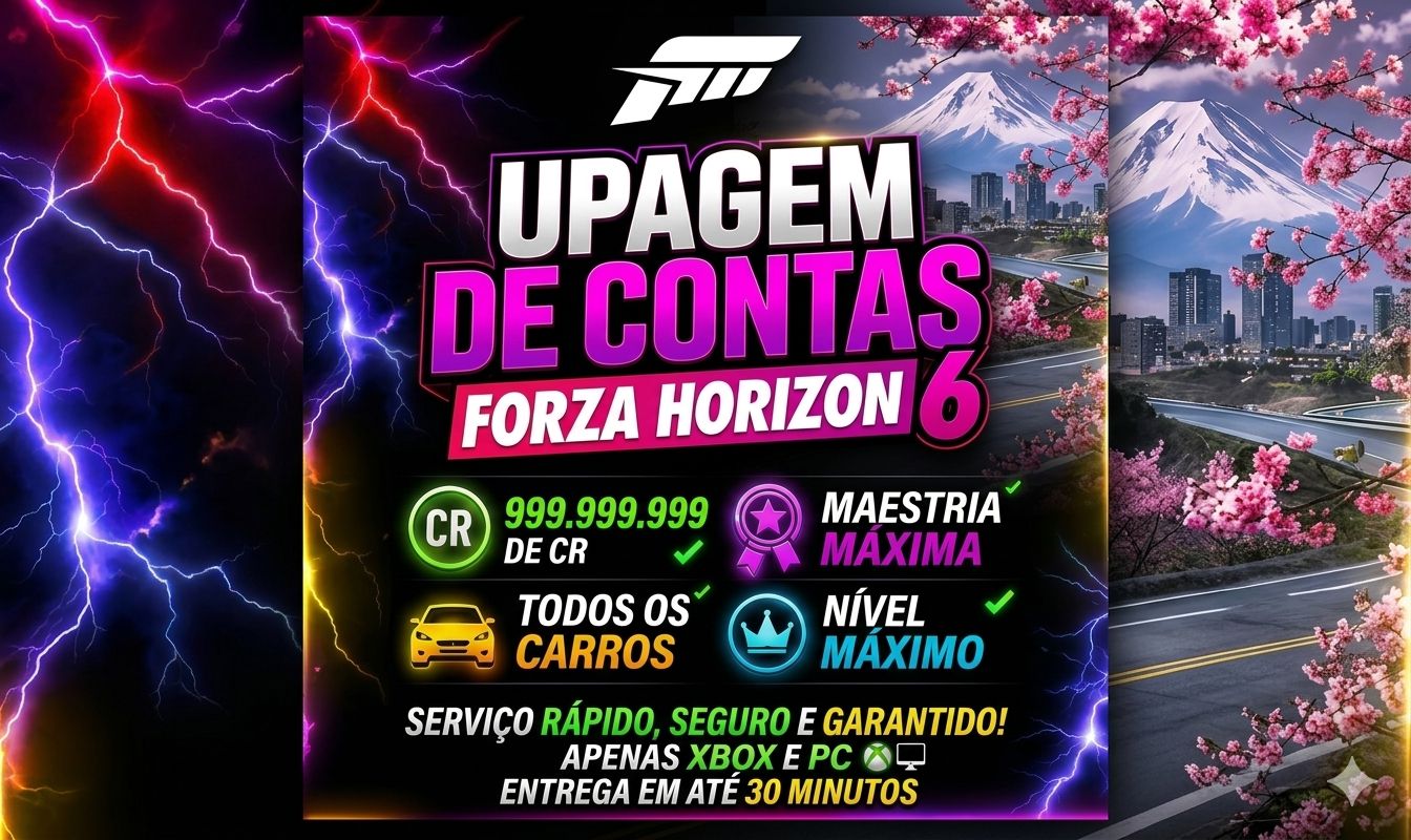Créditos, Carros, Roletas e XP no Forza 6! (PC/Steam/Xbox/Xcloud) OLHE DESCRIÇÃO
