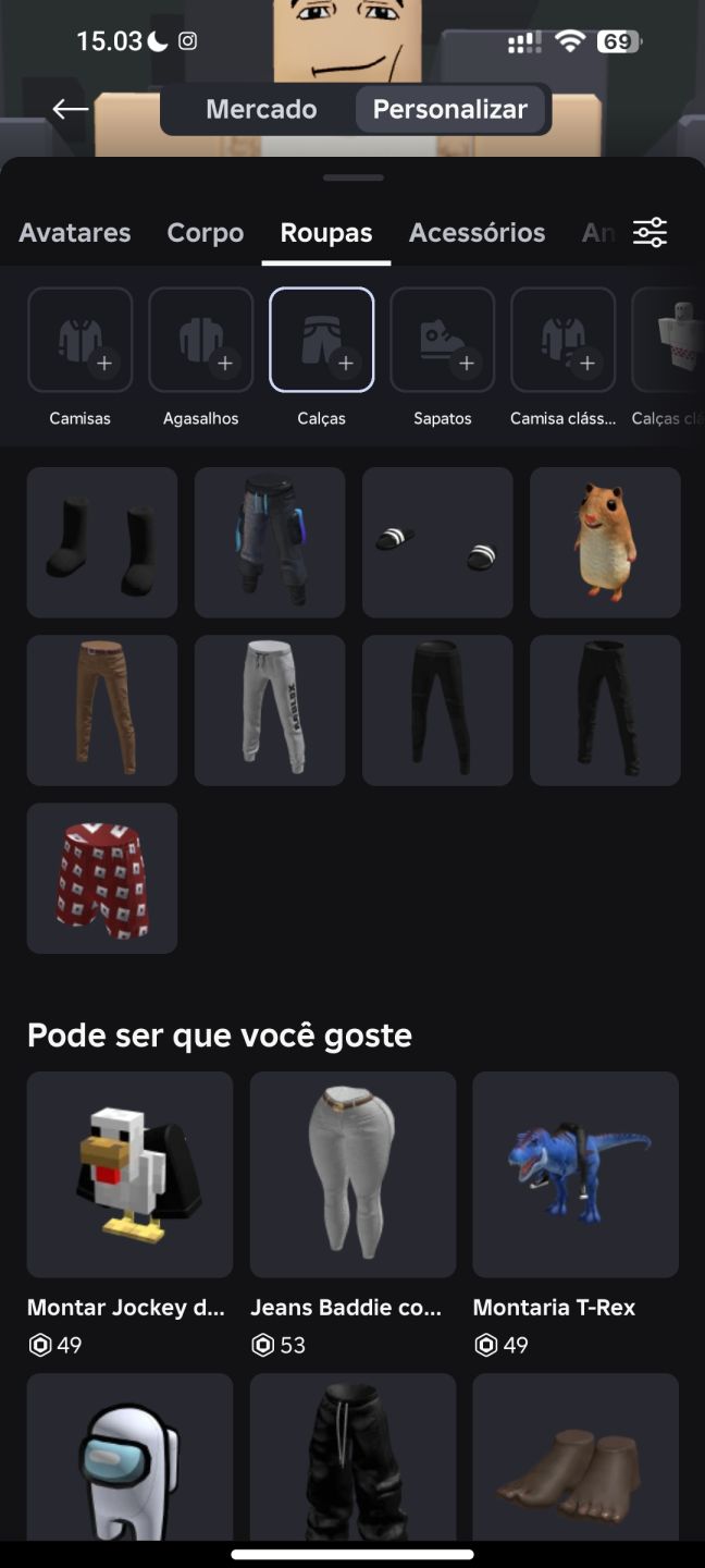Conta do Roblox